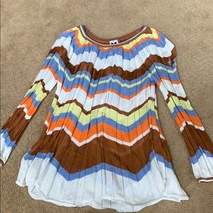 Missoni lightweight sweater full of color!
